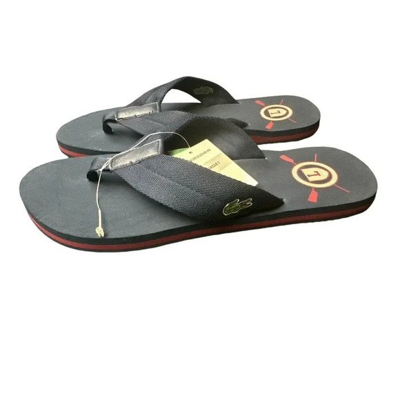Lacoste Other - Lacoste Men's Randle TBC Flip Flop Rowing Club Blue Size 13 New